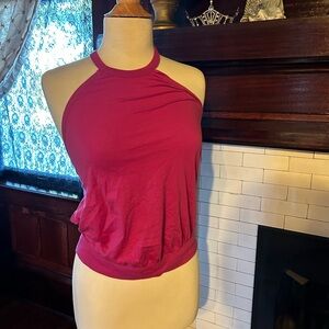 Hot pink fabletics xs top strappy open back